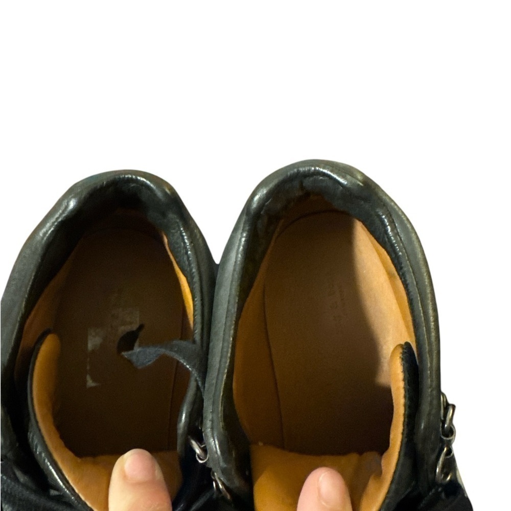 Rag & Bone Black Leather Sneakers - Picture 7 of 7